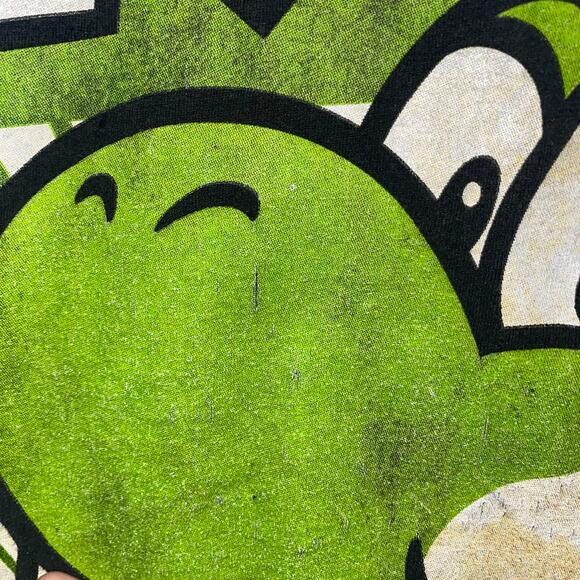 Super Mario Yoshi Tee, Japanese text, Adult XL, Cotton Blend - Picture 8 of 9